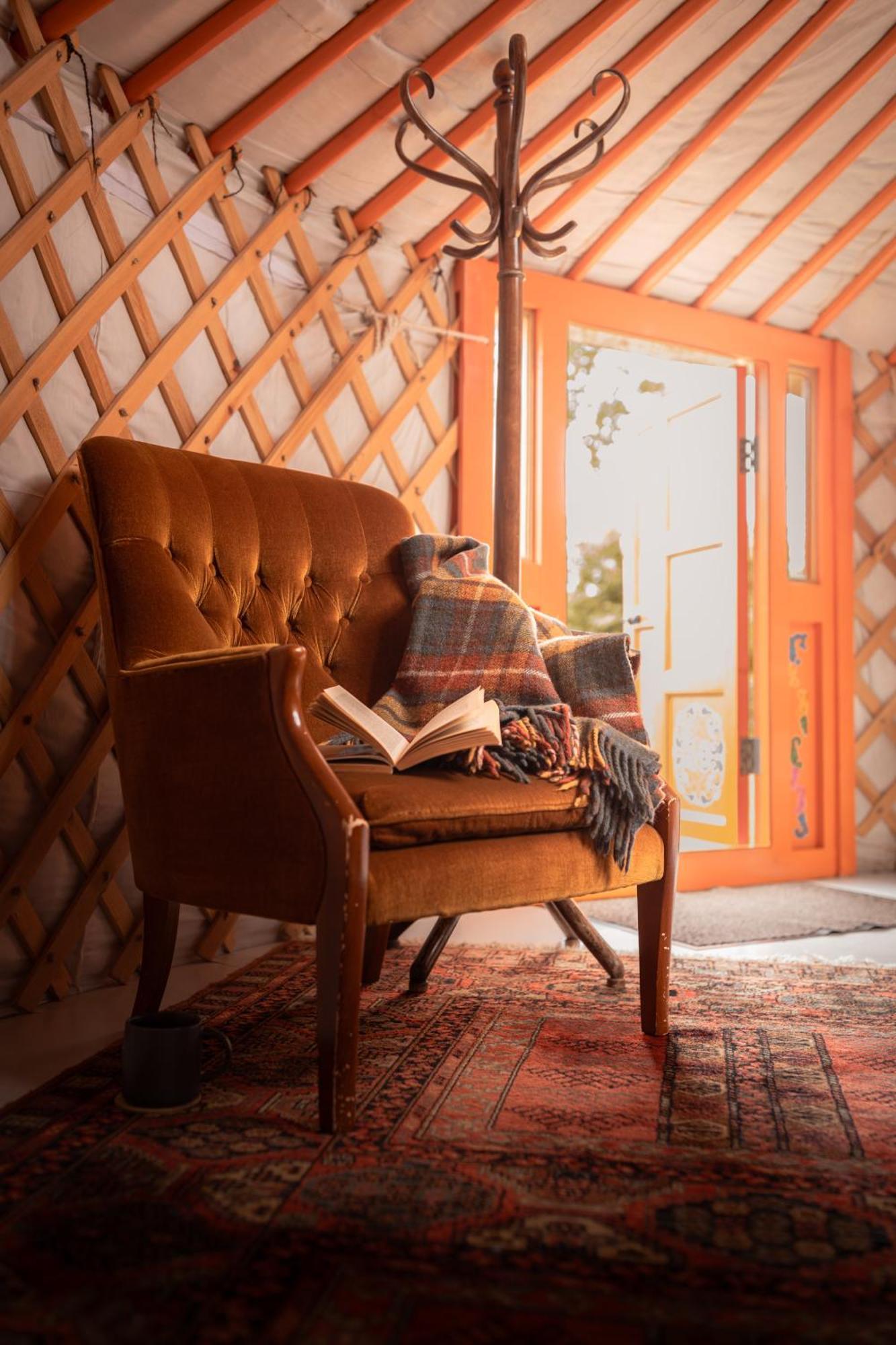 Gilfach Gower Farm Luxury Yurt With Hot Tub Hotel Ammanford Exterior photo